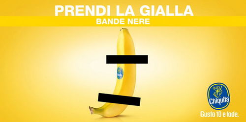 平面广告欣赏 香蕉大王Chiquita金吉达香蕉平面广告设计
